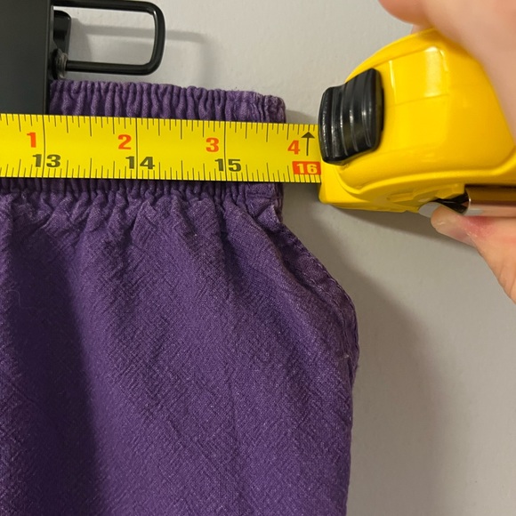 Purple Alia capris - Picture 6 of 9